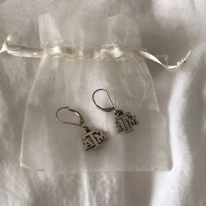 James Avery Texas A&M Earrings